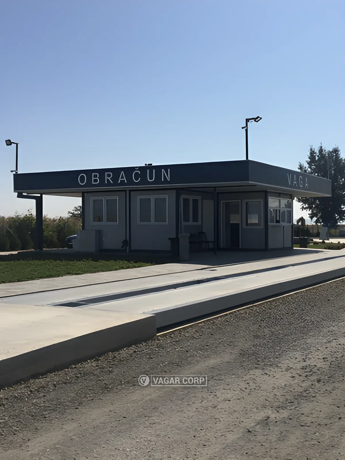 Vaga ispred objekta za obračun